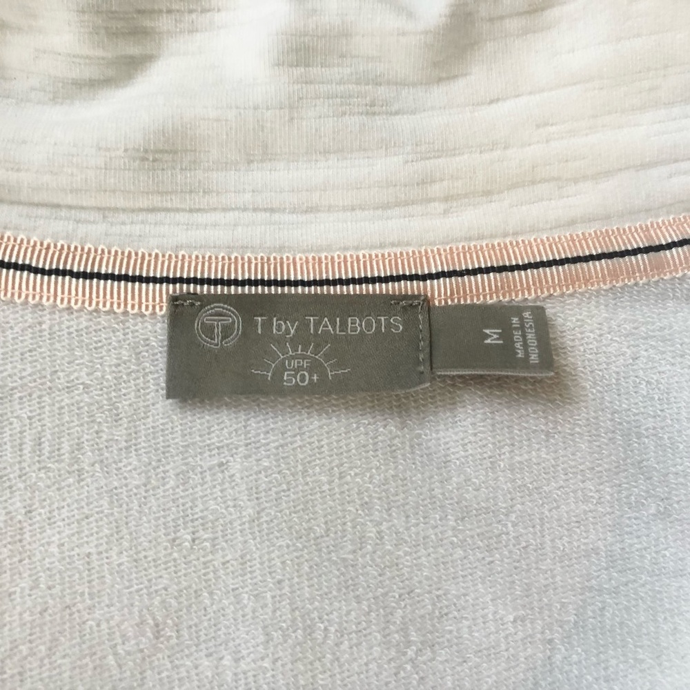 🤍TALBOTS UPF 50+ Slub-Terry Pullover Top - Picture 5 of 11